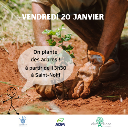 20 Janvier 2023, on plante à Saint -Nolff