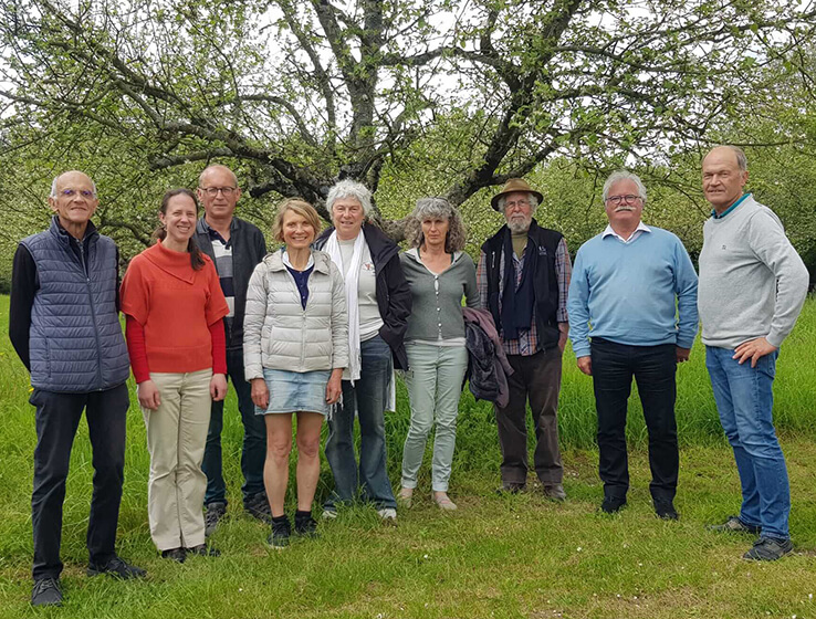 groupe de bénévoles climactions pour les vergers du climat