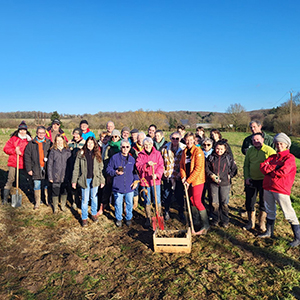 Plantation à Laillé avec Clim’Actions